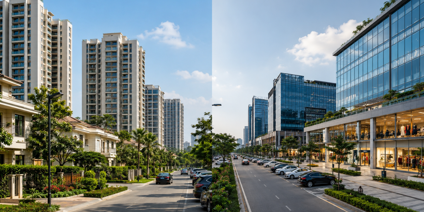 Difference between residential and agricultural zone